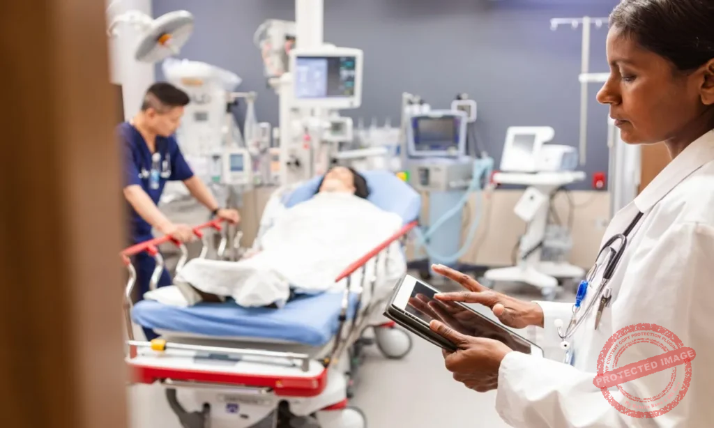 Hospital negligence lawyer reviewing medical malpractice claim
