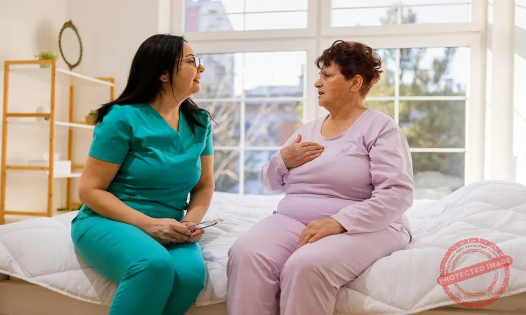 Nursing home abuse attorney reviewing elder neglect case