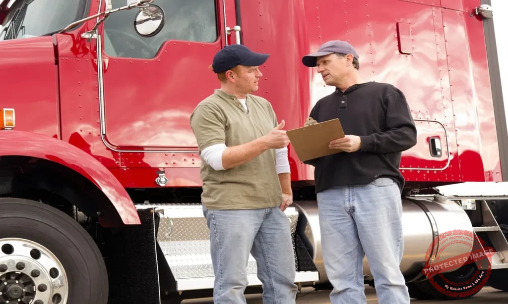 Commercial DUI attorney discussing CDL defense with truck driver